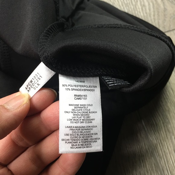 NWT Andrew Marc Pull On Trouser Skinny Pants Stretch Waistband Black Small - Picture 5 of 8